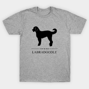 Labradoodle Black Silhouette T-Shirt