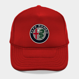 Alfa Romeo Logo (visit:  fmDisegno.redbubble.com for full range) Hat