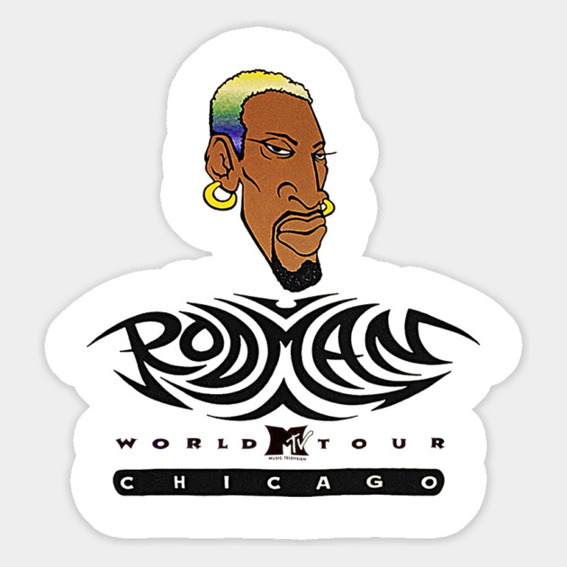 Dennis Rodman - Rodman World Tour Magnet by nicklower