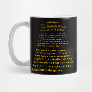 A New Hope - Opening Crawl Mug