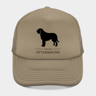Otterhound Black Silhouette Hat