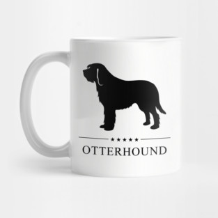 Otterhound Black Silhouette Mug