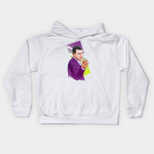 Antonio Banderas - An illustration by Paul Cemmick Kids Hoodie