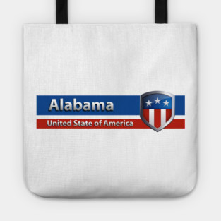 Alabama - United State of America Tote