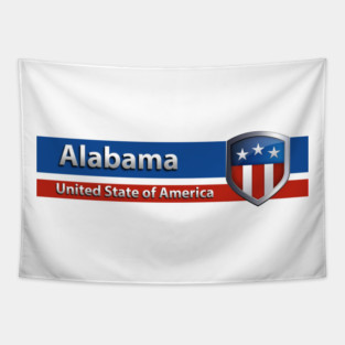 Alabama - United State of America Tapestry