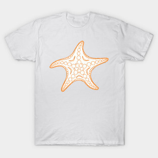 Starfish (orange/white) T-Shirt