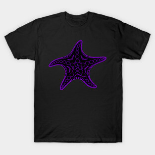 Starfish (purple/black) T-Shirt