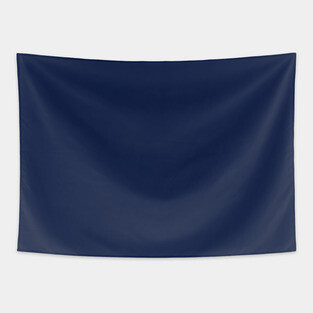 Navy Blue Plain Solid Color Tapestry
