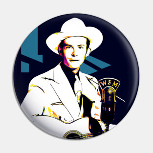Hank Williams Pin