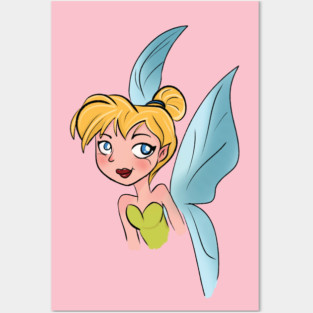 Tinker bell fanart Posters and Art