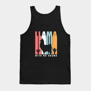 Llama with no drama Tank Top