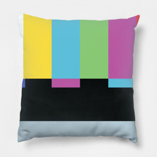 Sheldon Test Card Pattern Pillow