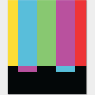 Sheldon Test Card Pattern Posters and Art