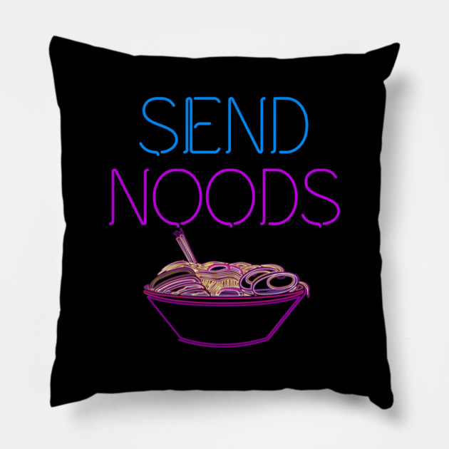 Send Noods Noodles Ramen Pillow by belownormal