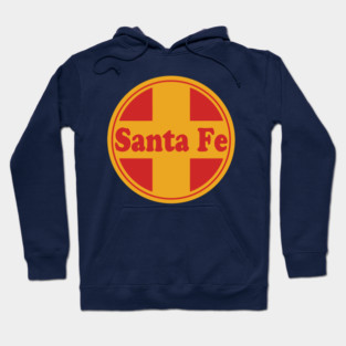 Santa Fe Railroad Logo - Clean Red/Yellow Hoodie