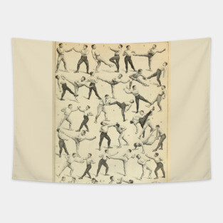 Vintage Boxing Tapestry