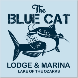 The Blue Cat Posters and Art