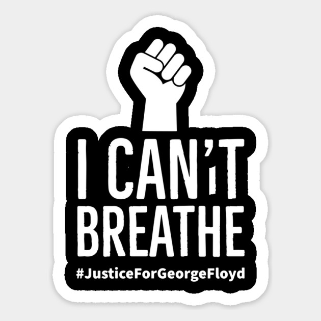 I Can't Breathe, Justice For George Floyd, Black Lives Matter Magnet by UrbanLifeApparel