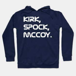 Kirk, Spock, McCoy. Hoodie