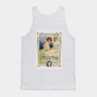Savon de toilette - Le Petit Chat France Vintage Poster 1899 Tank Top