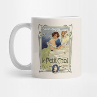 Savon de toilette - Le Petit Chat France Vintage Poster 1899 Mug
