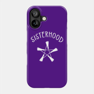 Sisterhood Broomstick Pentagram Cheeky witch® Phone Case