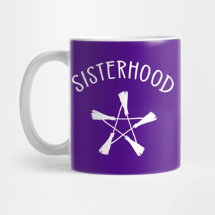 Sisterhood Broomstick Pentagram Cheeky witch® Mug