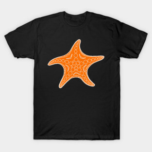 Starfish (white/orange) T-Shirt