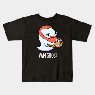 Van Ghost Funny Artist Ghost Pun Kids T-Shirt