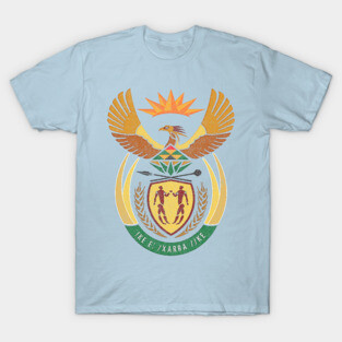 Faded-Style Coat Of Arms / South Africa T-Shirt