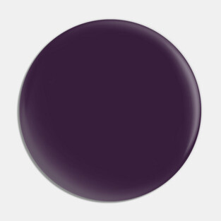 Eggplant Deep Purple Plain Solid Color Pin