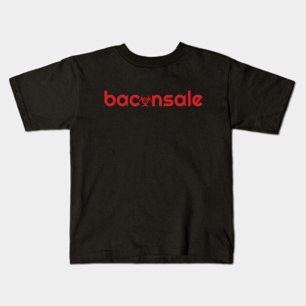 Bacon-hazard Kids T-Shirt by baconsale
