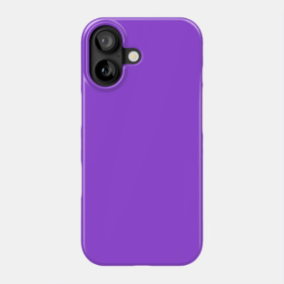 Vibrant Purple Plain Solid Color Phone Case