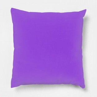 Vibrant Purple Plain Solid Color Pillow