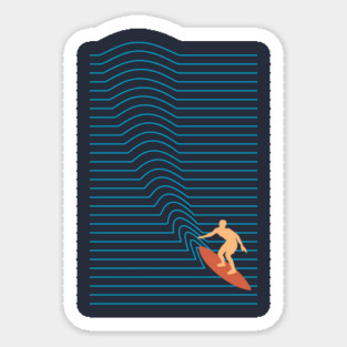 Surf Lines Sticker