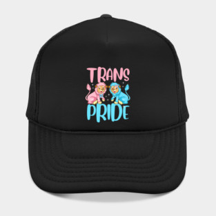 Trans Pride Cute Pink & Baby Blue Lions Gift Hat