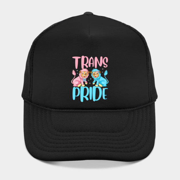 Trans Pride Cute Pink & Baby Blue Lions Gift by creative