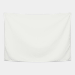 Chalk White Plain Solid Color Tapestry