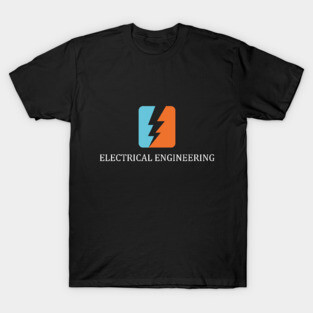 electrical engineering, engineer, text, and logo T-Shirt