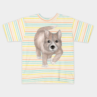 Dingo Puppy Run Kids T-Shirt