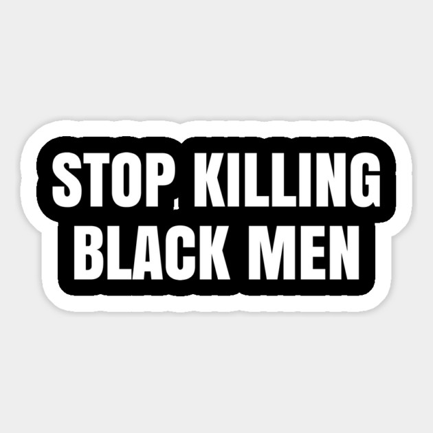 Stop Killing Black Men, Justice for George Floyd, Black Lives Matter, Protest Magnet by UrbanLifeApparel