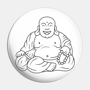 Fat Buddha Pin