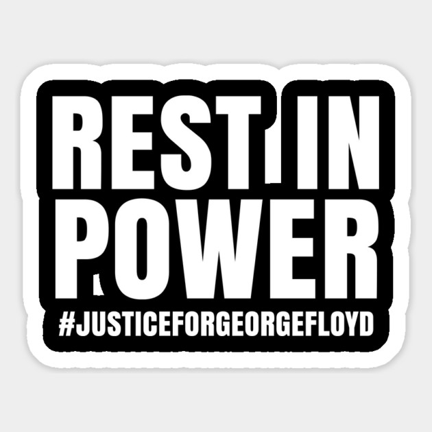 Rest In Power, George Floyd, Black Lives Matter Magnet by UrbanLifeApparel