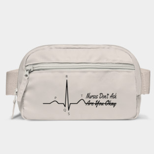 PQRST Funny Nurse Memes Electrocardiogram Wave ECG Bag