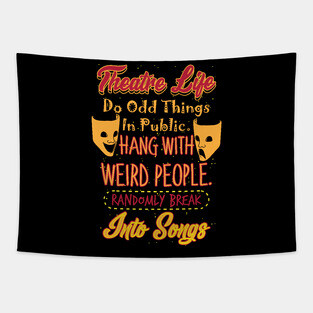 Theatre Life Tapestry