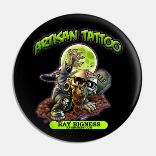 Ray Bigness - Artisan Tattoo - Color Pin