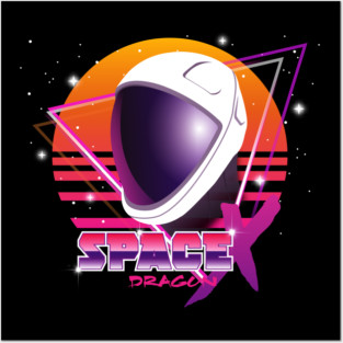 SpaceX Dragon v2 Posters and Art