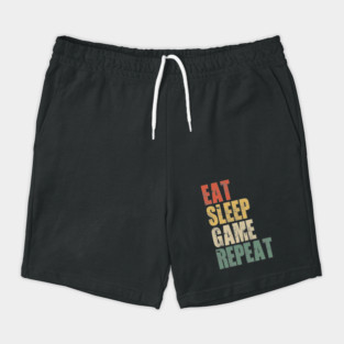 Eat Sleep Game Repeat Funny Gift Ideas Shorts