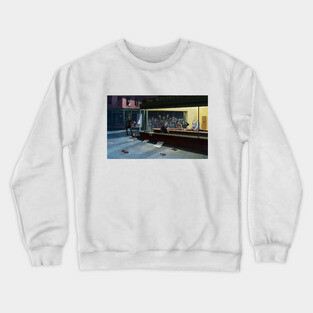 Nighthawks of the Living Dead or Ghoulavarde of Broken Screams Crewneck Sweatshirt