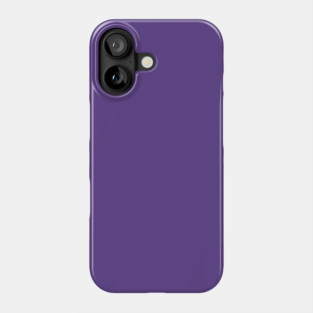 Grape Purple Plain Solid Color Phone Case